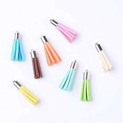 Faux Suede Tassel Pendant Decorations
