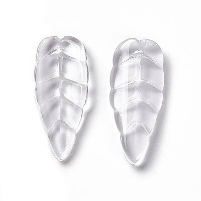 Electroplate Transparent Glass Pendant