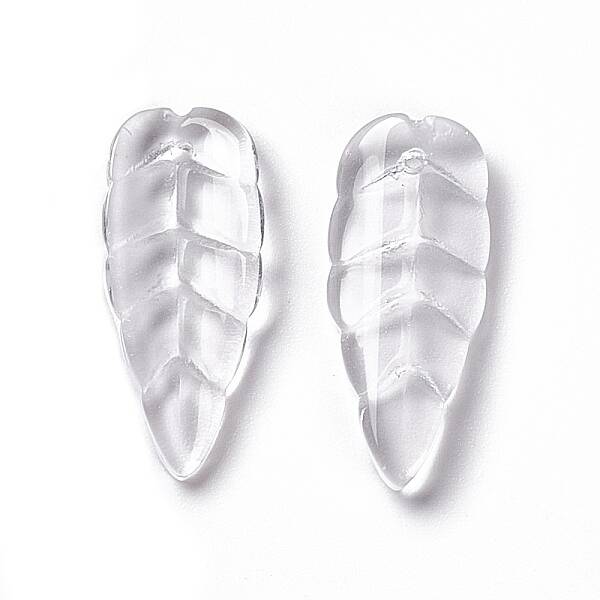 Electroplate Transparent Glass Pendant