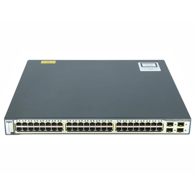 WS-C3750G-48PS-S-V08 Cisco C3750G-48PS 48-Port + 4-Port SFP L3 Switch