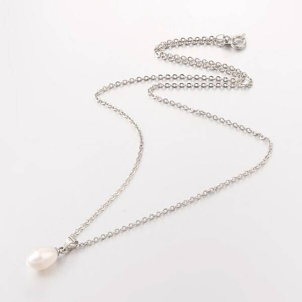 Grade AA Natural Freshwater Pearl Pendant Necklaces