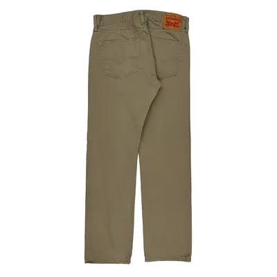 505 Levis Jeans - 32W 31L Beige Cotton | Size: 32″ waist