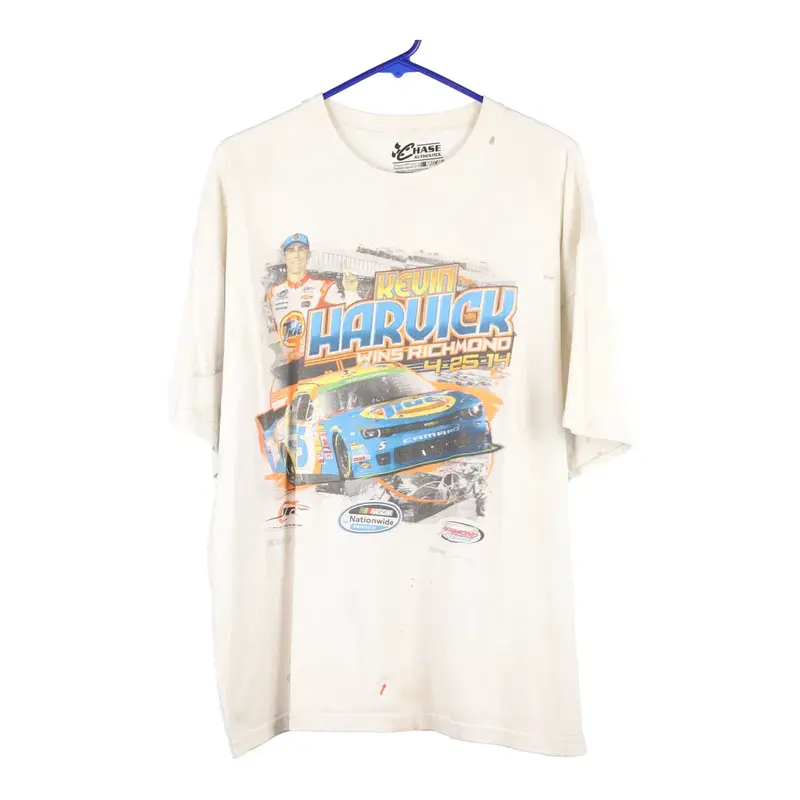 Kevin Harvick Chase Authentics T-Shirt - XL White Cotton