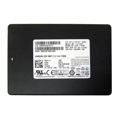 MZ-7LF128D Samsung CM871 Series 128GB Triple-Level-Cell SATA 6Gb/s 7mm 2.5-Inch Solid State Drive