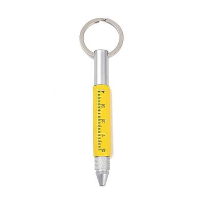 Aluminum Practical 6-in-1 Keychain Pen