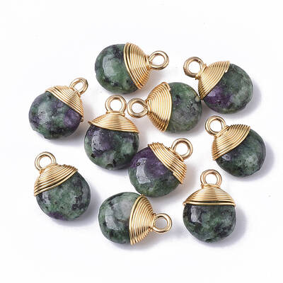Natural Ruby in Zoisite Pendants