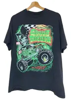 Vintage Dennis Andersons Grave Digger Monster Truck T-shirt
