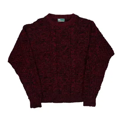 Timber Trail Jumper - 2XL Burgundy Wool Blend