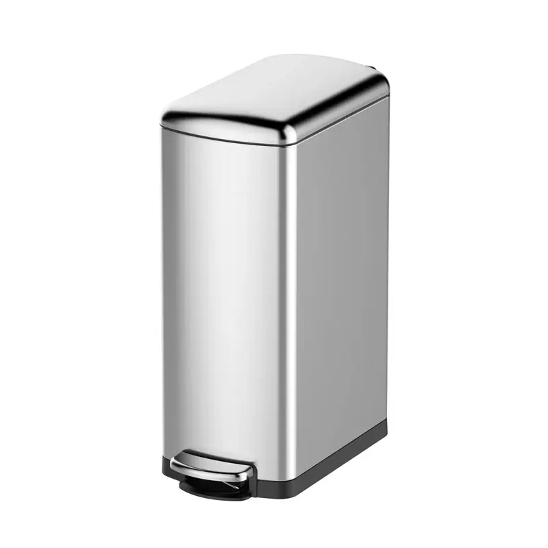 Garvee Slim Kitchen Trash Can, 7.92 Gallon Garbage Can for Narrow Spaces, Waste Bin with Soft-Close Lid and Inner Bucket, Sta...