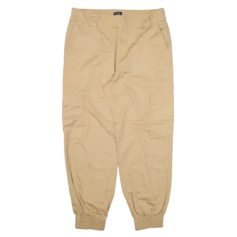 Cargo Trousers Beige Relaxed Tapered Womens W30 L26