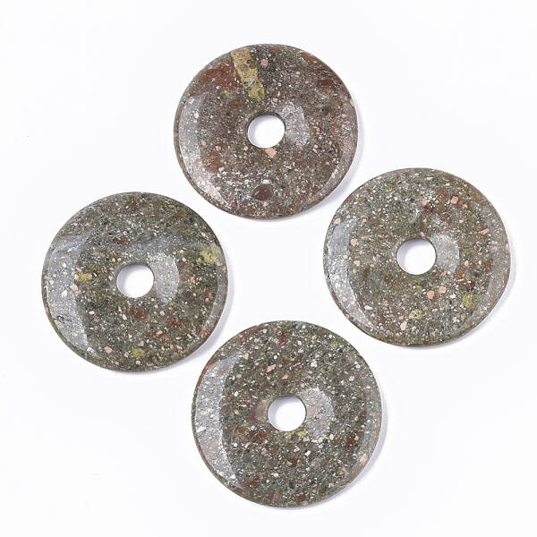 Natural  Unakite Pendants