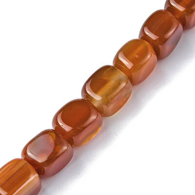 Natural Red Agate Beads Strands