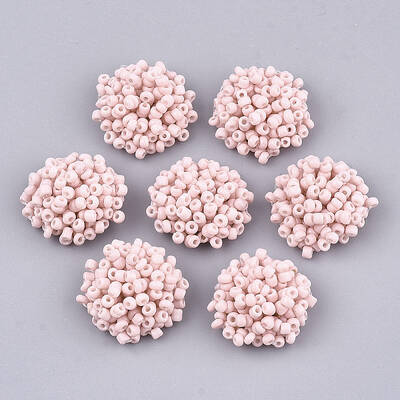 Glass Seed Beads Cabochons