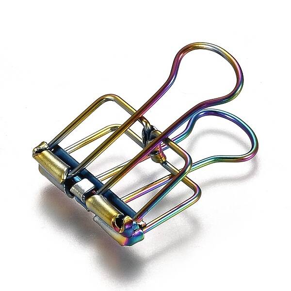 Metal Skeleton Frame Hollow Wire Binder Clips