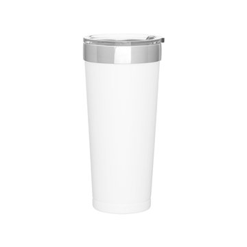 24 Customized 20.9 oz Polar - Powder - Matte White - Vacuum ...