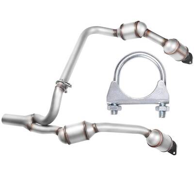 YITAMOTOR® Catalytic Converter Compatible with 2007-2009 Jeep Wrangler JK 3.8L Direct-Fit Stainless Steel (EPA Compliant)
