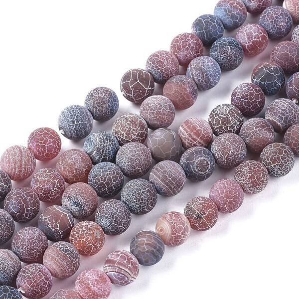 Natural Weathered Agate Beads Strands