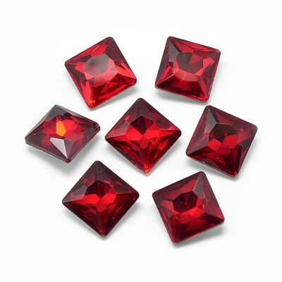 Pointed Back Glass Rhinestone Cabochons