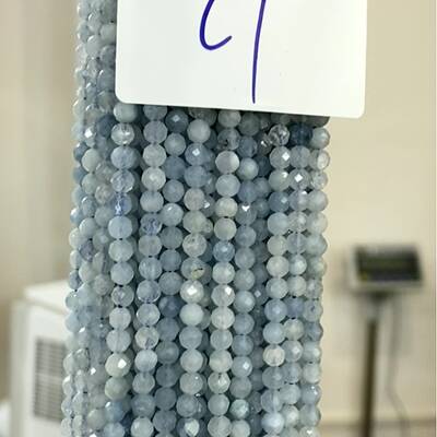Natural Aquamarine Beads Strands