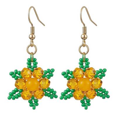 Natural Malaysia Jade Dangle Earrings