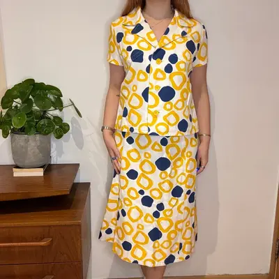 Unbranded Co-Ord - Small Multicoloured Polyester Blend