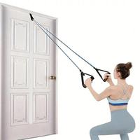 Door Anchor Resistance Band, 2 Counts/set Multifunctional Door Anchor Resistance Band, Detachable Arm Strength Trainer, Exerc...