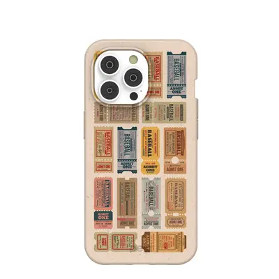 Seashell Baseball Time iPhone 14 Pro Case