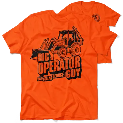 Blue Collar George Big Operator - Safety T-Shirt