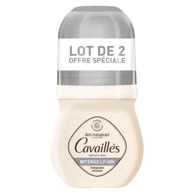 Cavaillès Intenso LP 48H Excessive sweating Deodorant RollOn 2x50ml