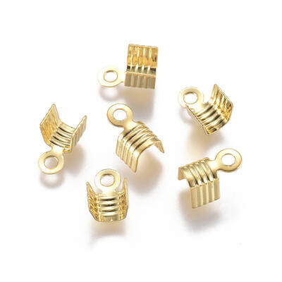 304 Stainless Steel Folding Crimp Ends