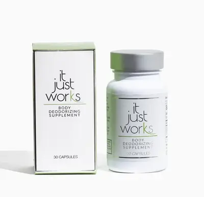 It Just Works Natural Deodorant Supplement for Complete Body Freshness & Wellness - Body Care - Deodorizing Supplement-Comfor...