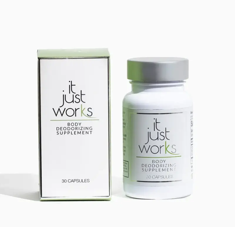 It Just Works Natural Deodorant Supplement for Complete Body Freshness & Wellness - Body Care - Deodorizing Supplement-Comfor...