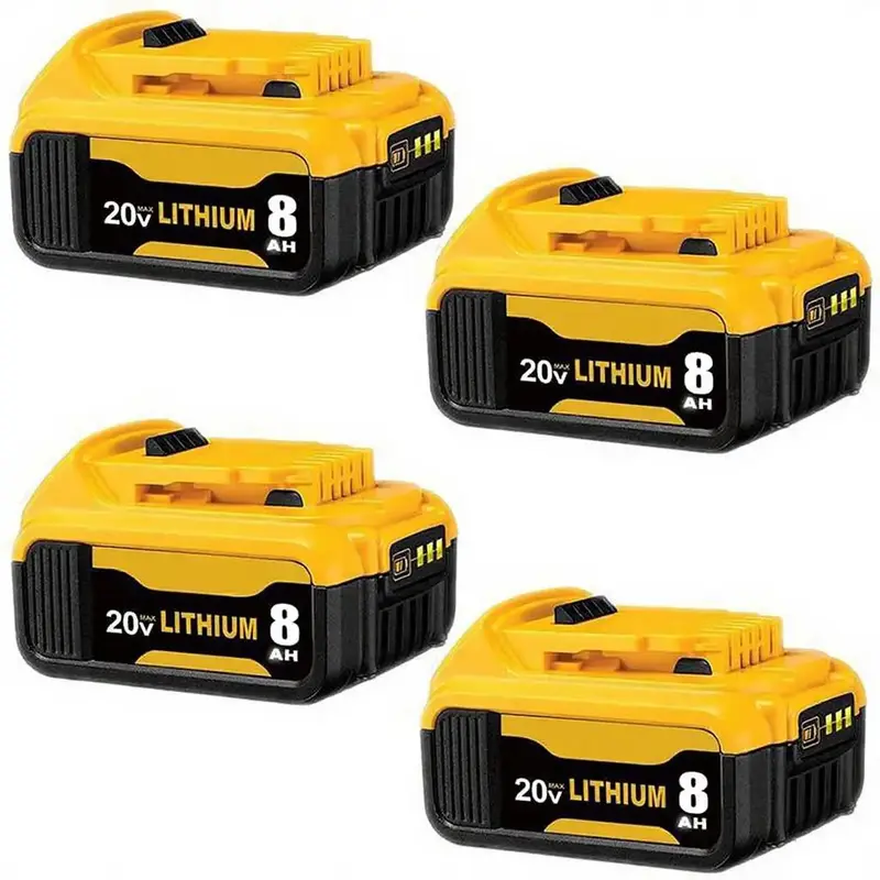 8000mAh Replacement for 20V Battery Lithium-ion MAX DCB200 DCD/DCF/DCG/DCS Series