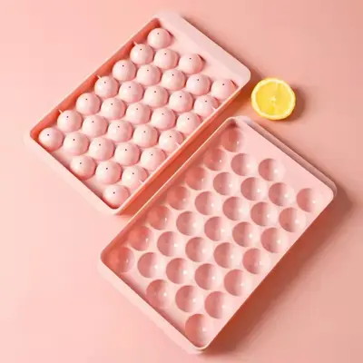 Multi-grid DIY Ice Ball Mold, 1 Count Sphere Ice Trays For Freezer, Round Ice Mold, Ice Ball Maker Mold, Easy Fill & Release ...