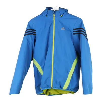 Age 11-12 Adidas Jacket - Medium Blue Polyester