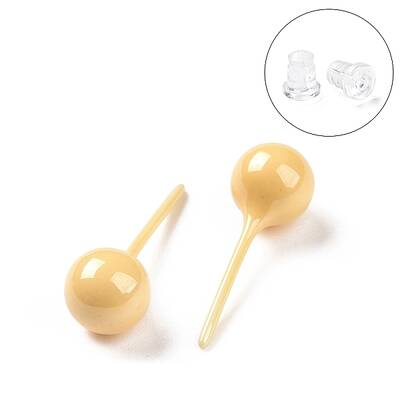Hypoallergenic Bioceramics Zirconia Ceramic Stud Earrings