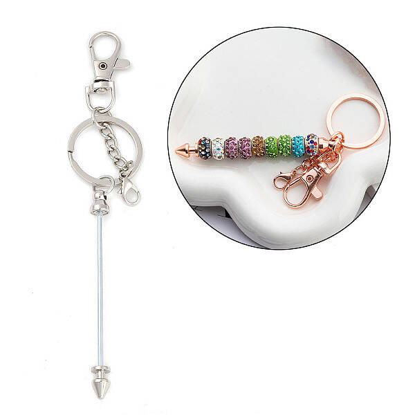 Metal Beadable Keychains