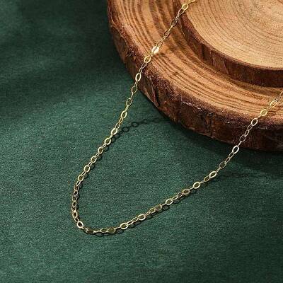 925 Sterling Silver Cable Chains Necklace for Women