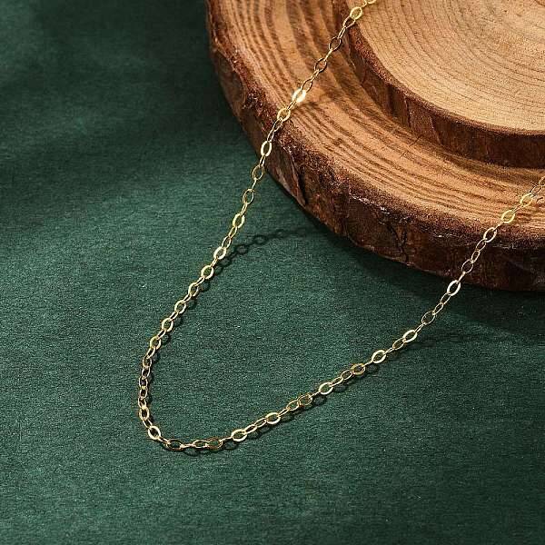 925 Sterling Silver Cable Chains Necklace for Women