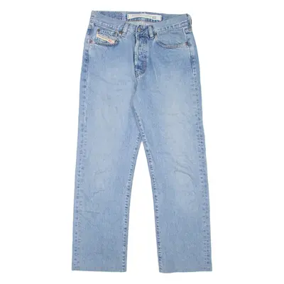 DIESEL Mens Jeans Blue Regular Straight Stone Wash W29 L28