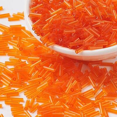 Glass Bugle Beads