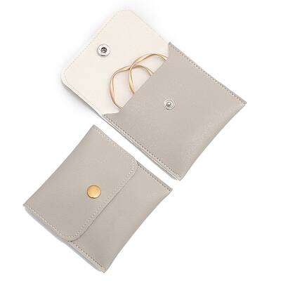 PU Leather Jewelry Pouches