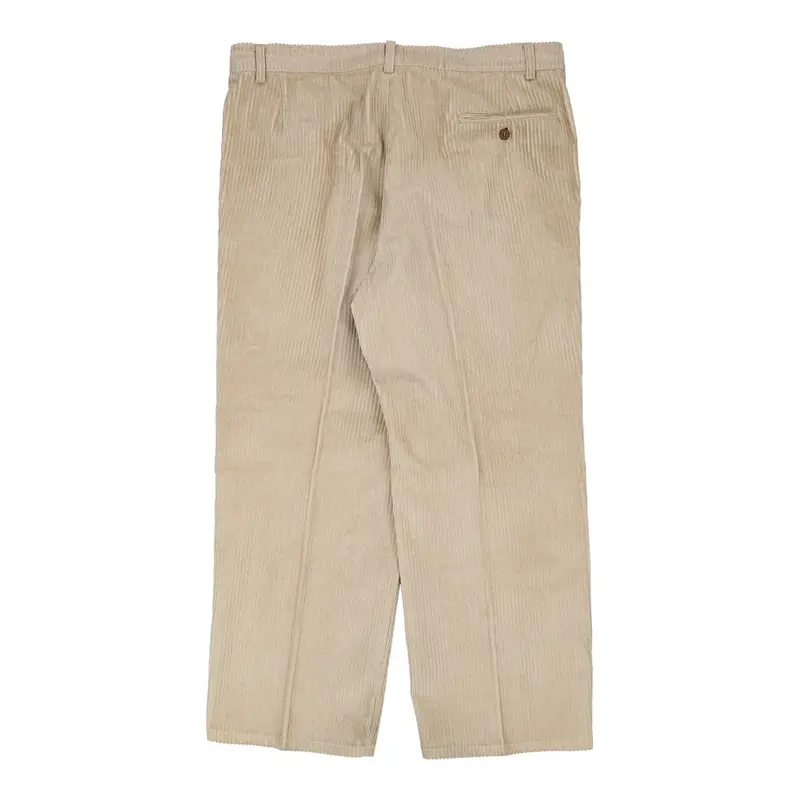 Carrera Cord Trousers - 41W 29L Beige Cotton