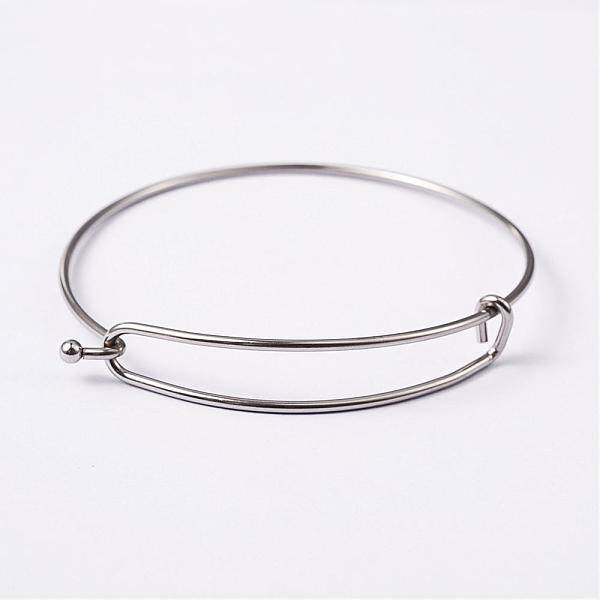 Tarnish Resistant Adjustable 304 Stainless Steel Expandable Bangle Making