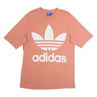 ADIDAS ORIGINALS Mens T-Shirt Pink Crew Neck S