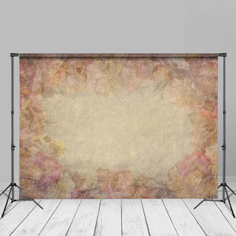Vintage Floral Fine Art Maternity Portrait Backdrop - Aperturee