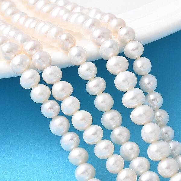 Natural Cultured Pearl Beads Strands