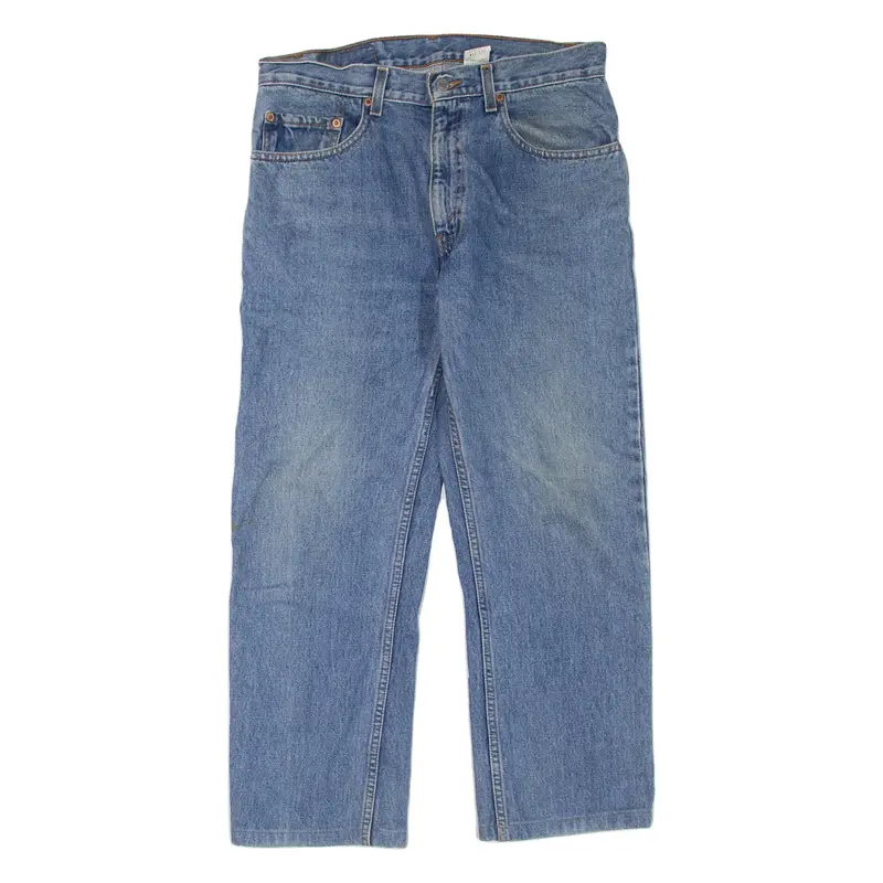 LEVI'S 505 Jeans Mens Blue Regular Straight W32 L25