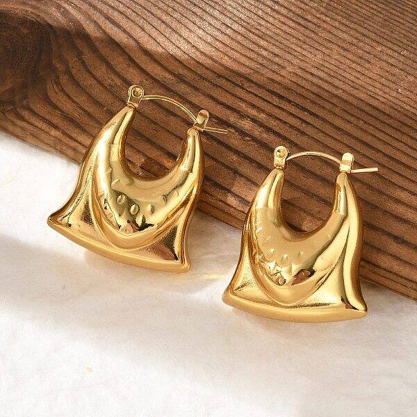 304 Stainless Steel Hoop Earrings
