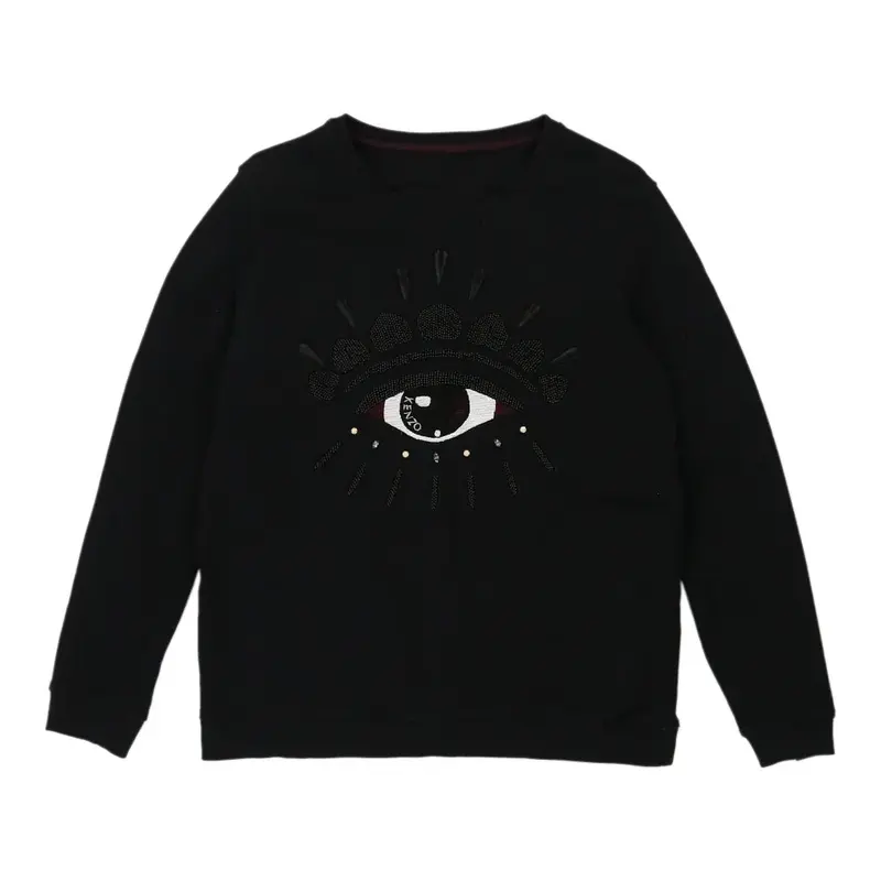 Kenzo Sweatshirt - Small Black Polyester | Size: small